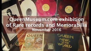 QueenMuseum Exhibition [2016] of rare Queen Records \u0026 Memorabilia at MAM, Cosenza 26-27 nov. 2016