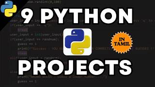Python Projects for Beginners | Complete Tutorial in Tamil