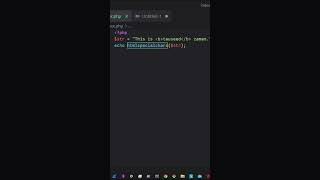 HTML Special Chars in PHP