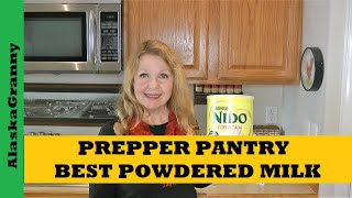 Prepper Pantry Best Powdered Milk Nido Fortificada...Walmart Food Storage Milk