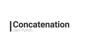 #15 Python Tutorial | Concatenation in Python (HINDI)
