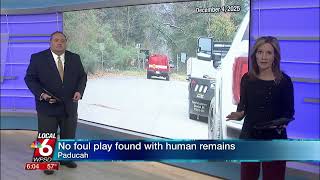 McCracken County Coroner provides update on human remains discovered in early December