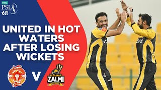 United in Hot Waters after Losing Wickets | Islamabad vs Peshawar | Match 33 | HBL PSL 6 | MG2L