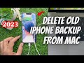 How to Delete Old iPhone Backups from Mac (2023)