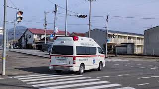 緊急走行 丹波篠山市消防本部 高規格救急車 Tambasasayama City Fire Department Ambulance Responding