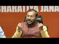 press conference by shri prakash javadekar at bjp head office new delhi 05.05.2019