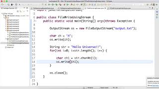 Day-9 #Write file using #FileWriter in #Java.