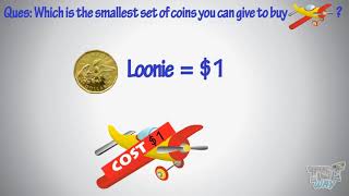 Making Money Amounts Up To 10 $ Using Loonie And Toonie | Math | Grade-2 | Tutway |