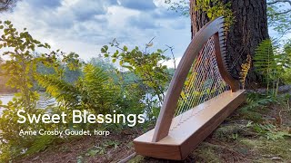 SWEET BLESSINGS easy harp music by Anne Crosby Gaudet