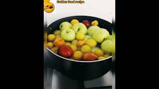 Making Lavashakطرزتهیه لواشک خونگی، مخلوط آلو 🍑🍎😋😋😋وسیب