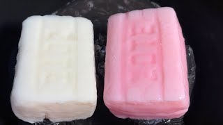 SOAKED SOAP / ASMR SOAP / ZOTE SOAP 🤍🩷 #soakedsoaps #mushysoap #zote #soap #acmp