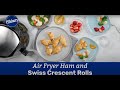 Air Fryer Ham and Swiss Crescent Rolls | Pillsbury