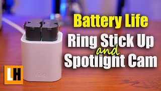 Ring Spotlight Cam & Stick Up Cam Battery Life + Ring Charging Station