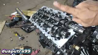 PEMASANGAN CYLINDER HEAD INNOVA DIESEL / MESIN 2KD, LENGKAP + TORSI BAUT HEAD dan TOP TIMINGBELT'nya