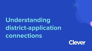 Understanding district-application connections