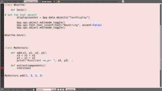 Blender Tutorial - Basic Python Programming - Part 22
