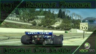 Burnout Paradise - Invisible Car Glitch (with PCPD Special)