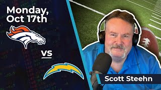 Free NFL Betting Pick: Broncos vs Chargers 10/17/2022 | Scott Steehn
