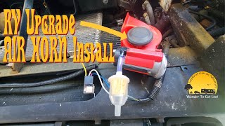 IS THIS AIR HORN LOUDER than the Stock Horn? - RV UPGRADE / INSTALL