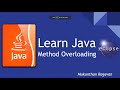 Learn Java - Method Overloading - 015