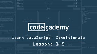 Codecademy: Learn JavaScript: Conditionals: Lesson 1-5