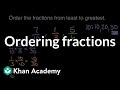 Ordering fractions | Math | 4th grade | Khan Academy