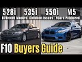 Buying An F10? Watch This FIRST | BMW F10 Models Explained & F10 Common Issues