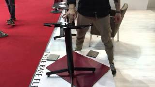 Self stabilizing table base