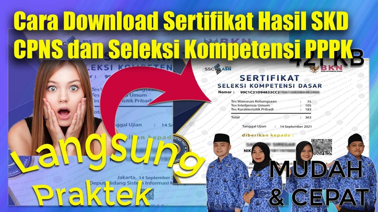 Cara Download Sertifikat SSCASN BKN Hasil SKD CPNS Dan Seleksi ...