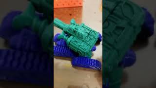 3D Printing With Samples PrintABlok 4 Tank with Battle Damage