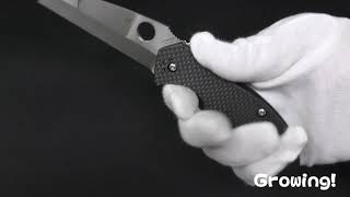 Spyderco【スパイダルコ】■ カニス 【CPM-S30V】【コンプレッションロック】【カーボンファイバー G-10】CANIS