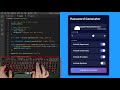 ASMR Programming - JavaScript Random Password Generator - No Talking