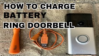 How To Charge Ring Video Doorbell Battery ( 1st Gen ) | Ring #ChargeBattery#JennaVlogs