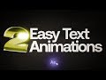 The EASIEST Text Animations (After Effects Tutorial)