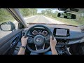 2022 Nissan Rogue (3-cylinder) - POV Test Drive (Binaural Audio)