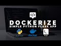 Dockerize Simple Python \ Flask App