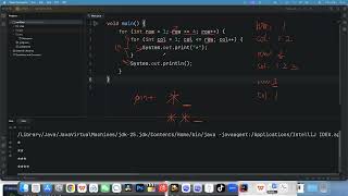 Lesson 6: nested loops (java programming language)