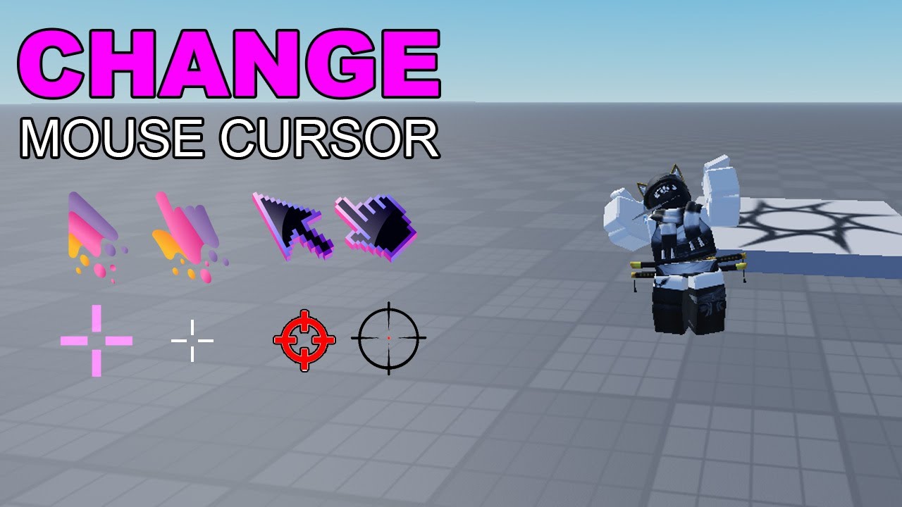 Roblox Studio How To Make A Custom Mouse Cursor Youtube
