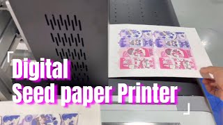 Seed Paper Printing Machine Digital Seed Card Printer