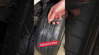 How To Check For Alignment Wear #lesschwab #shorts