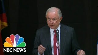 Jeff Sessions Announces New Department Of Justice Unit to Combat Opioid Fraud | NBC News