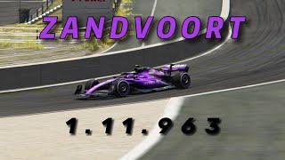 Zandvoort | Formula Hybrid 23 | 1.11.963 | Assetto Corsa (mouse steering) #zandvoort #f1 #raceweek