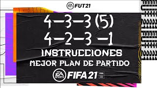 MEJORES INSTRUCCIONES 433 4231 FIFA 21 | EL MEJOR PLAN  DE PARTIDO | MEJOR FORMACION ACTUAL FIFA