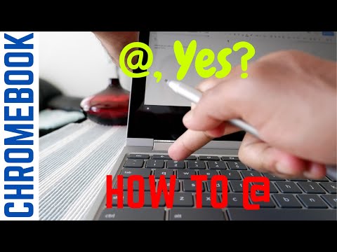 How to Type @ on Chromebook | How Do You Do At @ Symbol on A Chromebook | Keyboard Buttons