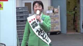 2015年4月5日　大阪府議選（茨木市）　森みどり候補