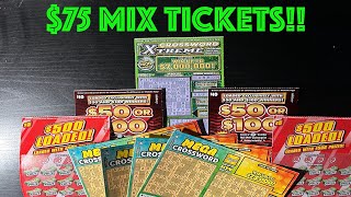 $75 TICKET MIX!! (WIN!) | CA SCRATCHERS