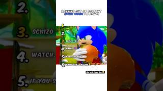 Ranking Sonic Boom Incidents