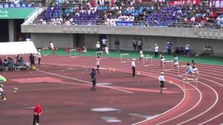 2014日本ｲﾝｶﾚ男子400mH決勝 橋本孝興50.72 Takaoki HASHIMOTO 1st