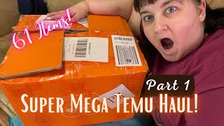 Super Mega Temu Haul! (Pt 1) | Home, Kitchen, Jewelry, Beauty & More