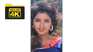 Aisi Deewangi Dekhi Nahi Kahi 4k Status ||  Deewana Song || Shahrukh Khan Divya Bharti song || #Pp